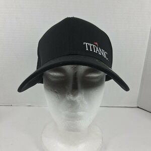 Titanic Museum Branson MO Black Perforated Snapback Hat Free Style US New